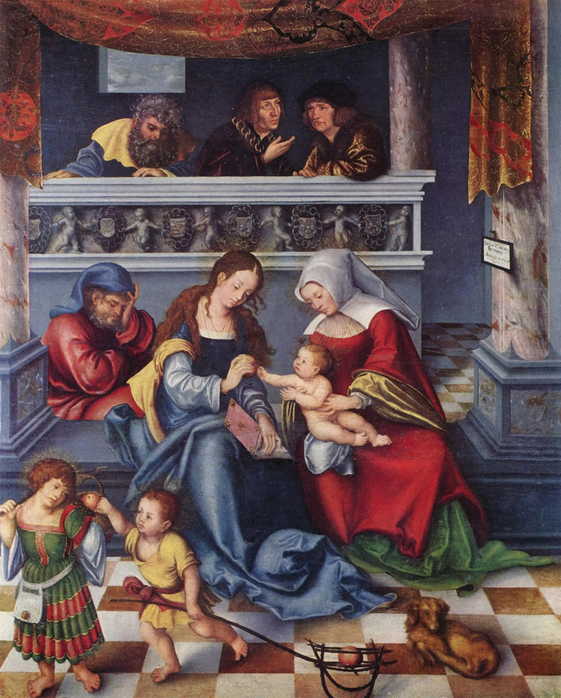 Retábulo de Torgau: Santa Parentalidade - Lucas Cranach, o Velho