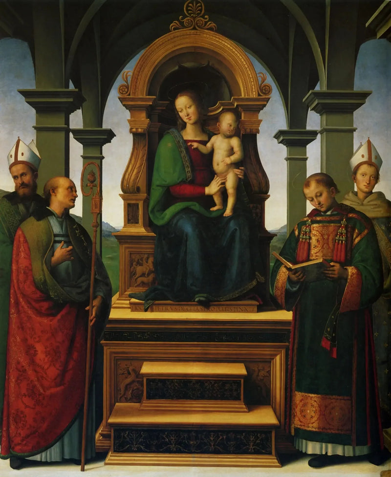 Retábulo dos Decemvirs - Pietro Perugino