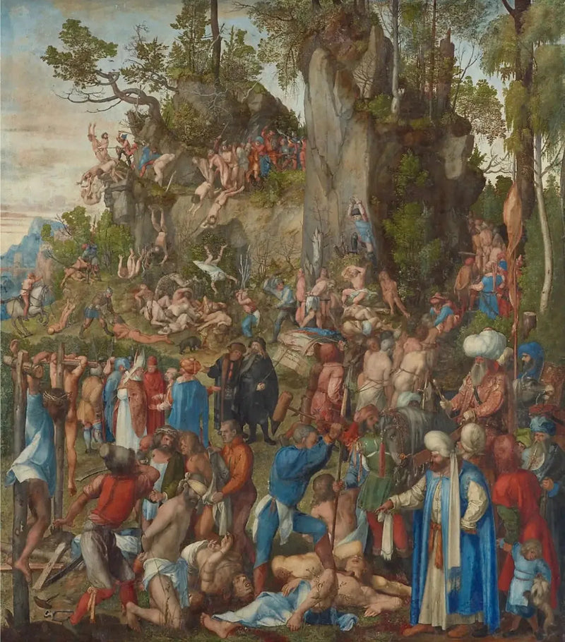 Retábulo dos Dez Mil Mártires - Albrecht Dürer
