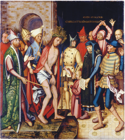 Retable dominicain de Francfort: Ecce Homo - Hans Holbein the Elder - Alpha Reproduction