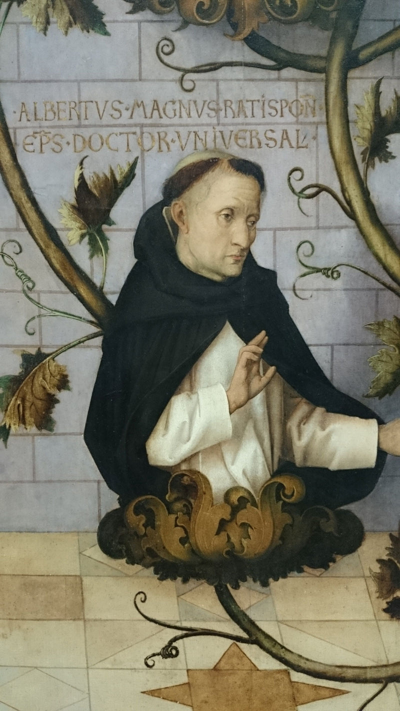 Retábulo dominicano de Frankfurt: Linhagem da ordem dominicana (parte inferior) - Hans Holbein o Velho