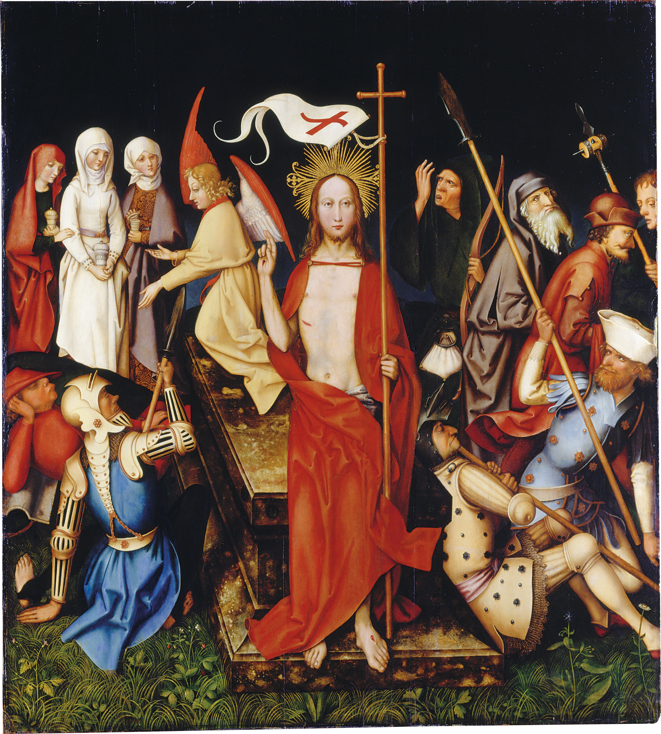 Retable dominicain de Francfort: Résurrection - Hans Holbein the Elder - Alpha Reproduction