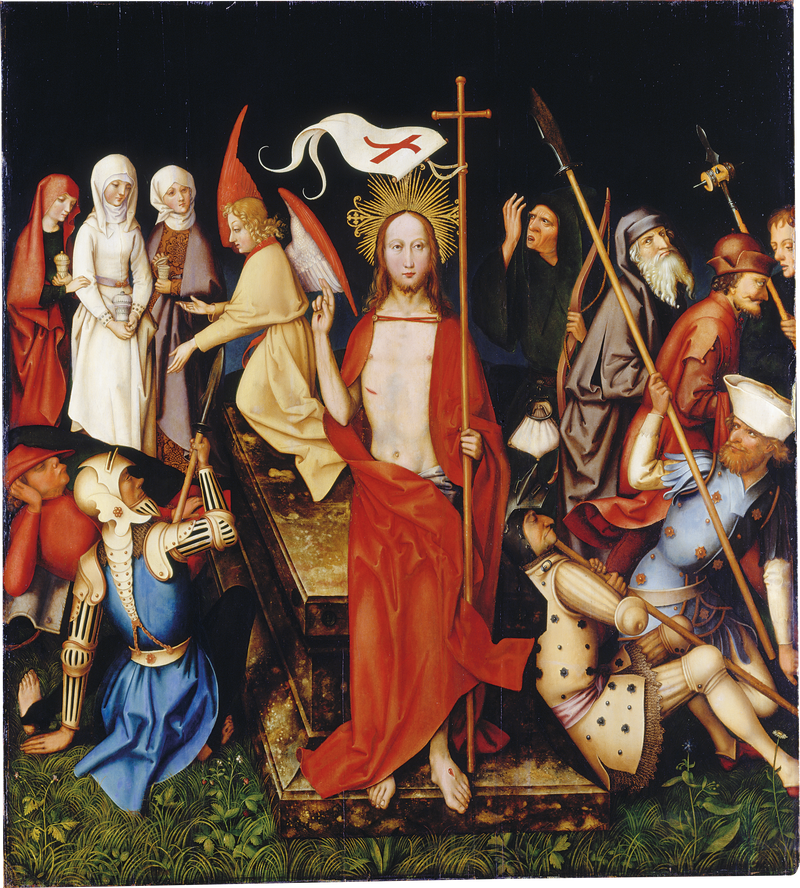 Retábulo dominicano de Frankfurt: Ressurreição - Hans Holbein o Velho