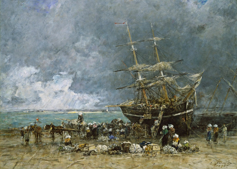 Retorno do Terranovense - Eugène Boudin