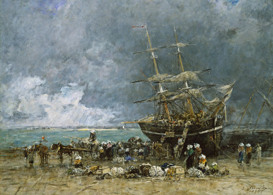 Retorno do Terranovense - Eugène Boudin