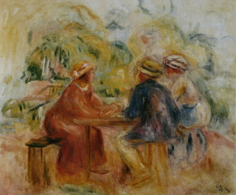 Reunião no Jardim - Pierre-Auguste Renoir