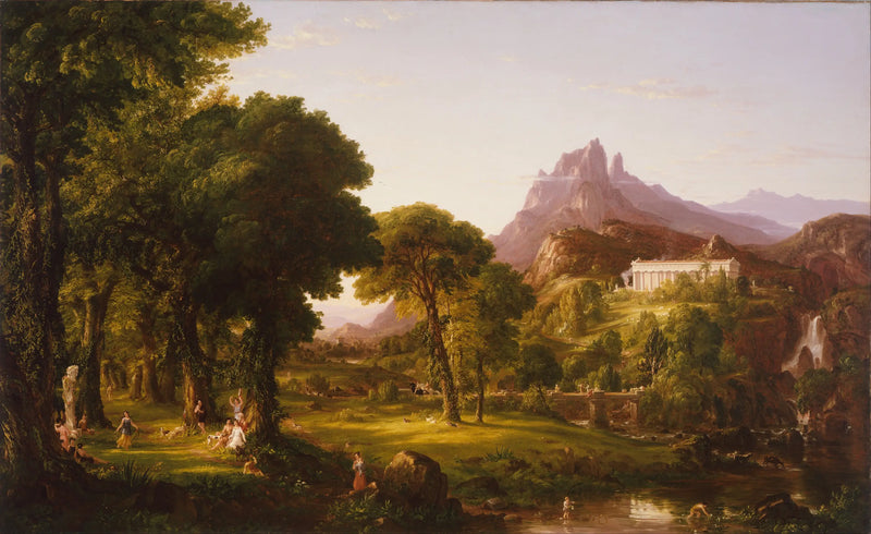 Sonho de Arcádia - Thomas Cole