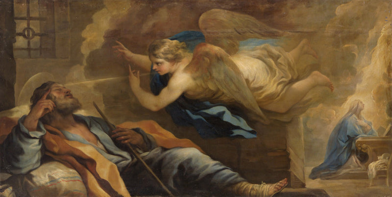 Sonho de São José - Luca Giordano