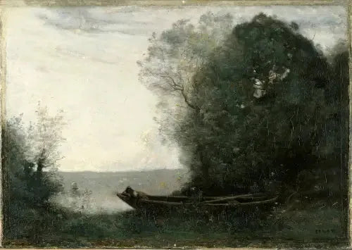 Sonho sobre o lago - Jean-Baptiste Camille Corot