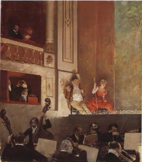 Revista no teatro de variedades - Jean Béraud
