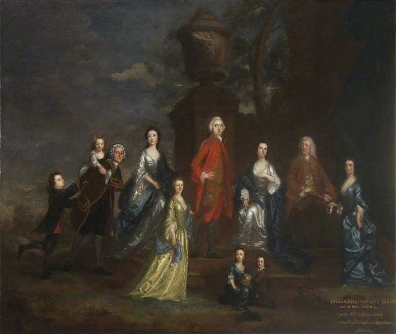 Richard Eliot e sua família - Joshua Reynolds