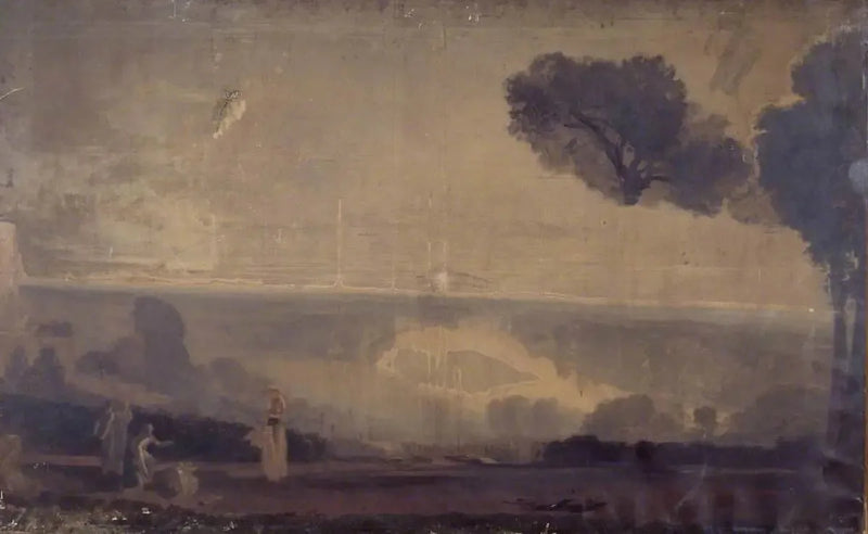 Richmond Hill com Meninas Carregando Milho - J. M. W. Turner
