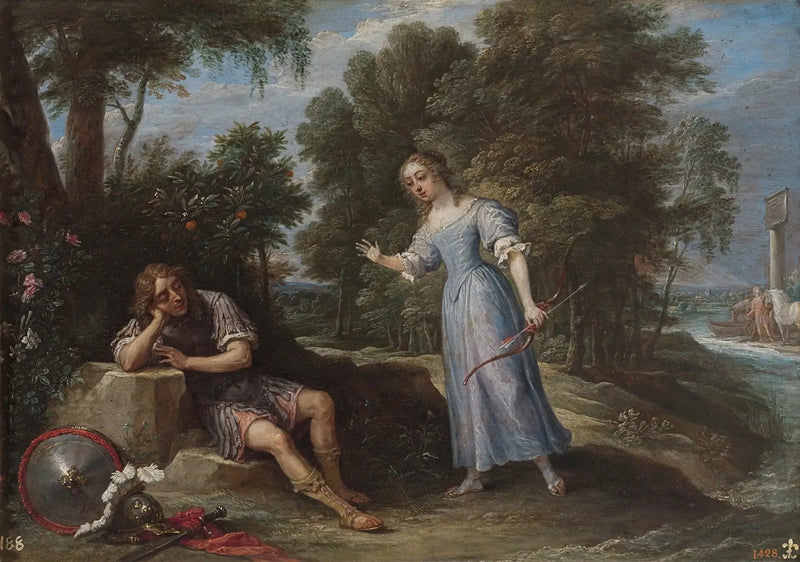 Rinaldo apaixonado por Armida - David Teniers Júnior
