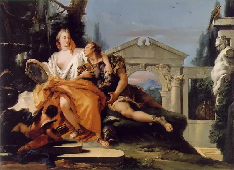 Rinaldo sob o encanto de Armida - Giovanni Battista Tiepolo