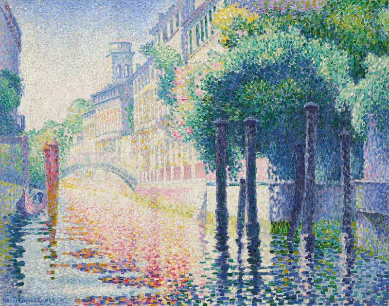 Rio San Trovaso, Veneza - Henri-Edmond Cross