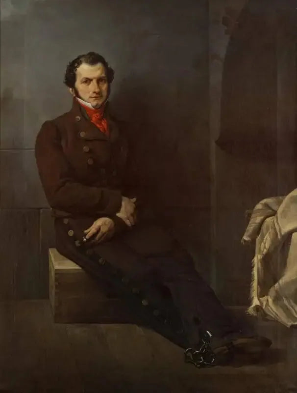 Retrato do Conde Arese na prisão - Francesco Hayez