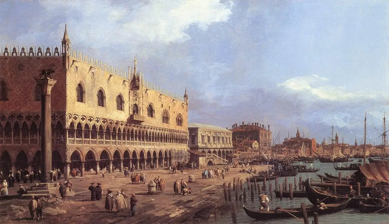 Riva degli Schiavoni para o leste - Canaletto
