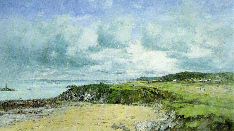 Praia de Portrieux, Côtes-du-Nord - Eugène Boudin