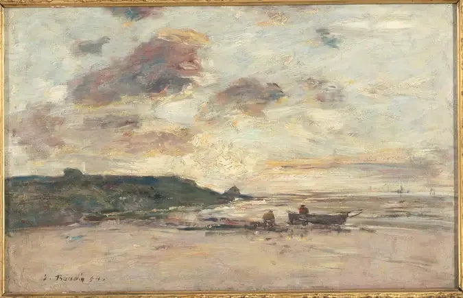 Margens nos arredores de Trouville - Eugène Boudin