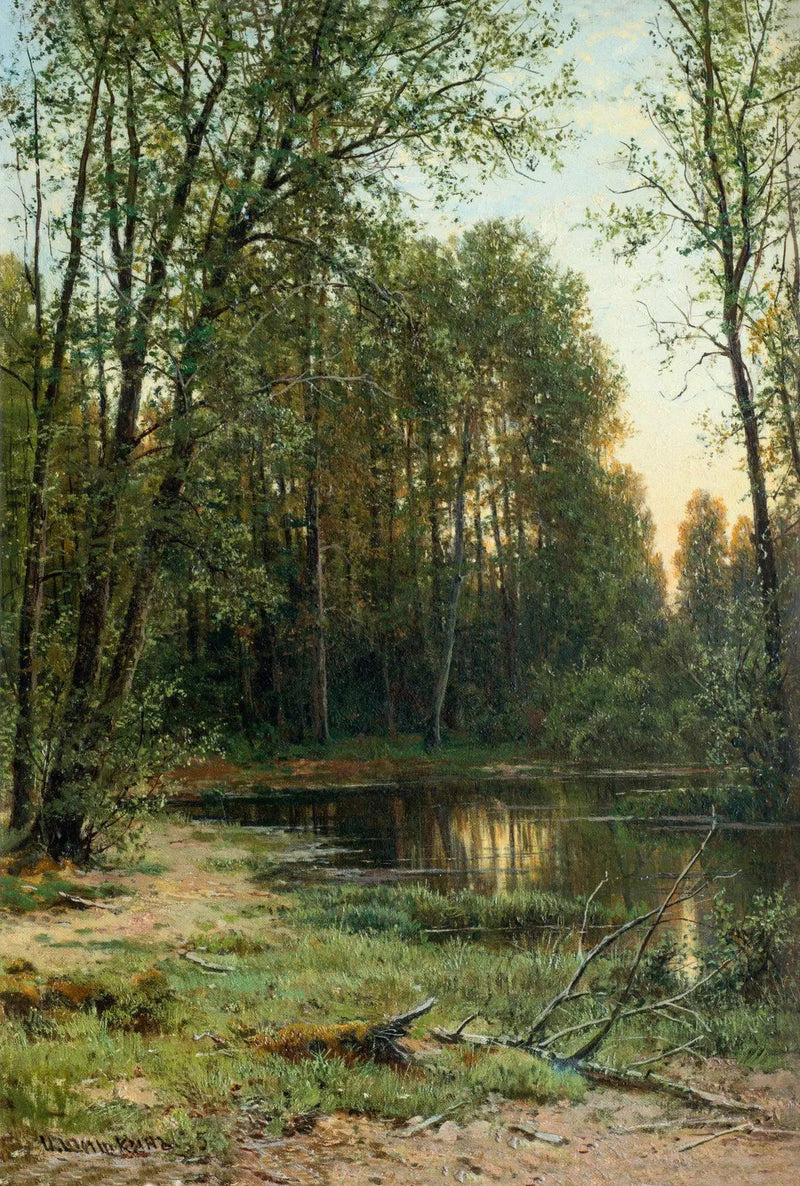 Ribeiro na floresta - Ivan Chichkine