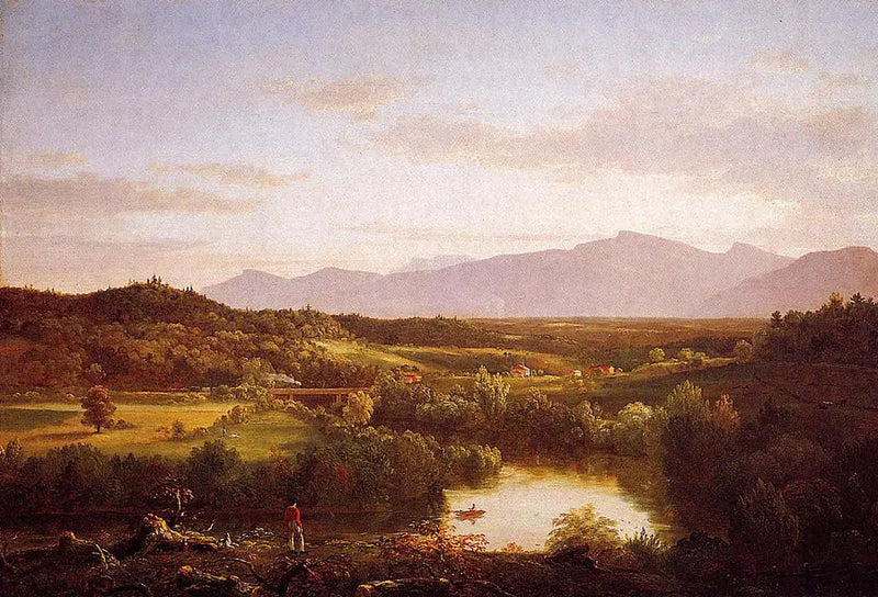 Ribeira nos Catskills - Thomas Cole