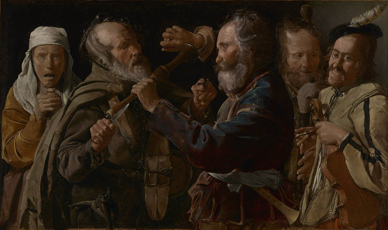 Rixa de músicos - Georges de La Tour