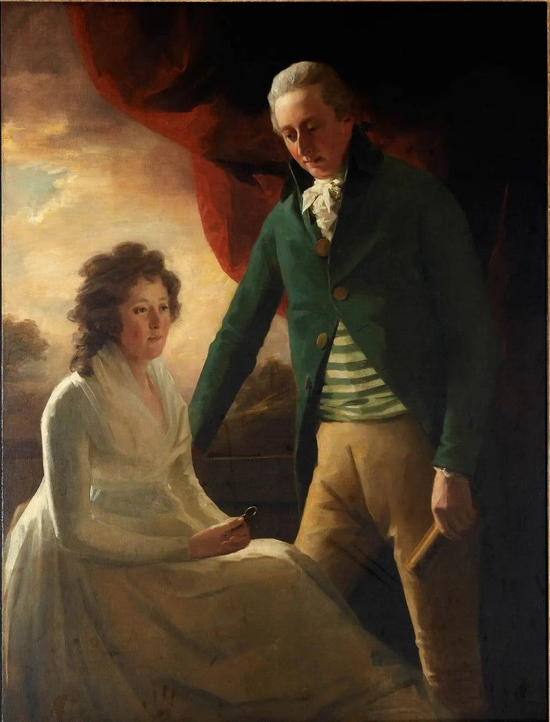 Robert Colt d'Auldhame, deputado, e sua esposa Grizel - Henry Raeburn