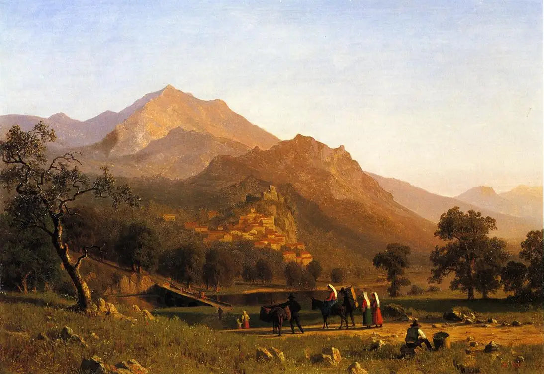 Rocca de Secca - Albert Bierstadt - Alpha Reproduction