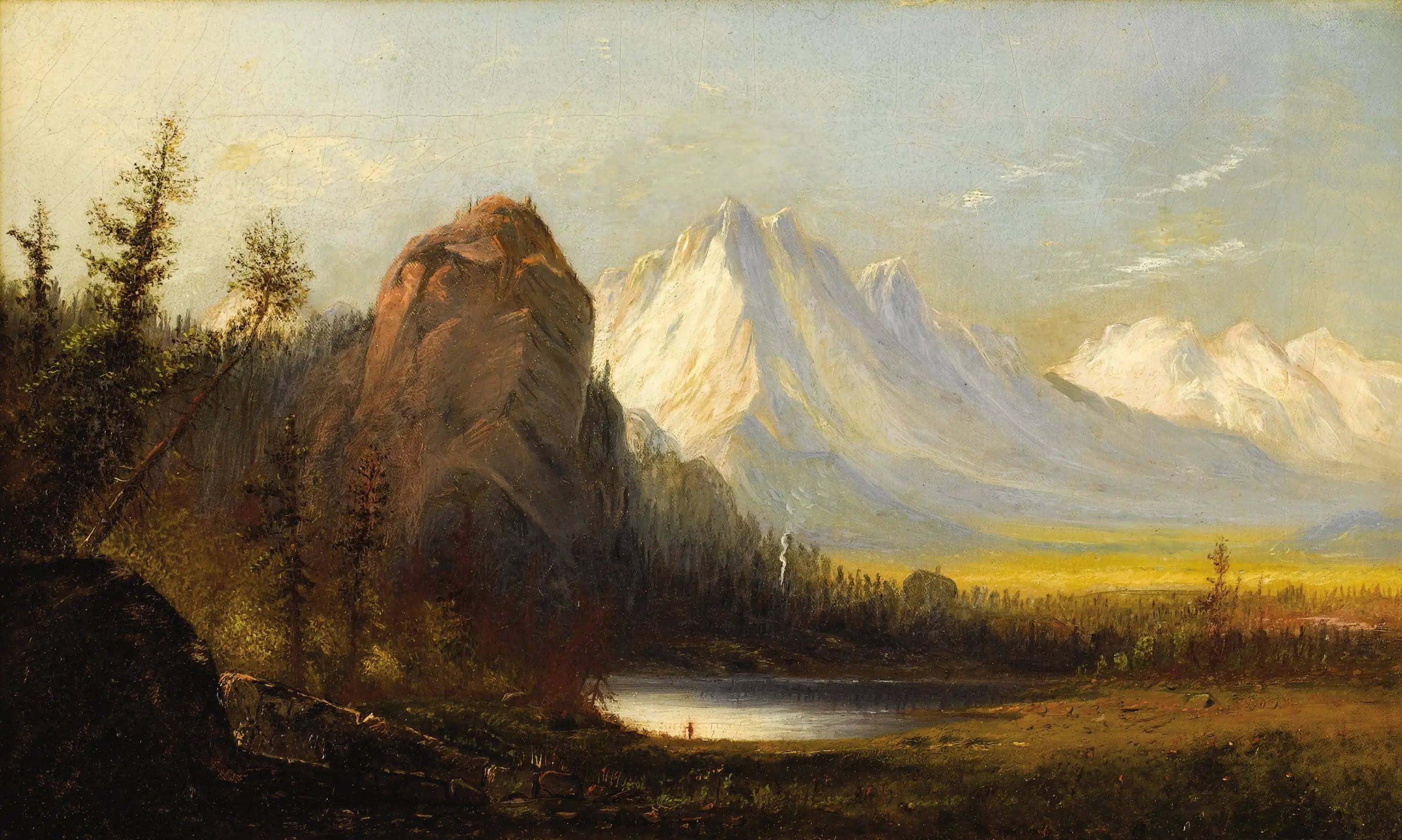 Rocher de la Cathédrale - Albert Bierstadt - Alpha Reproduction