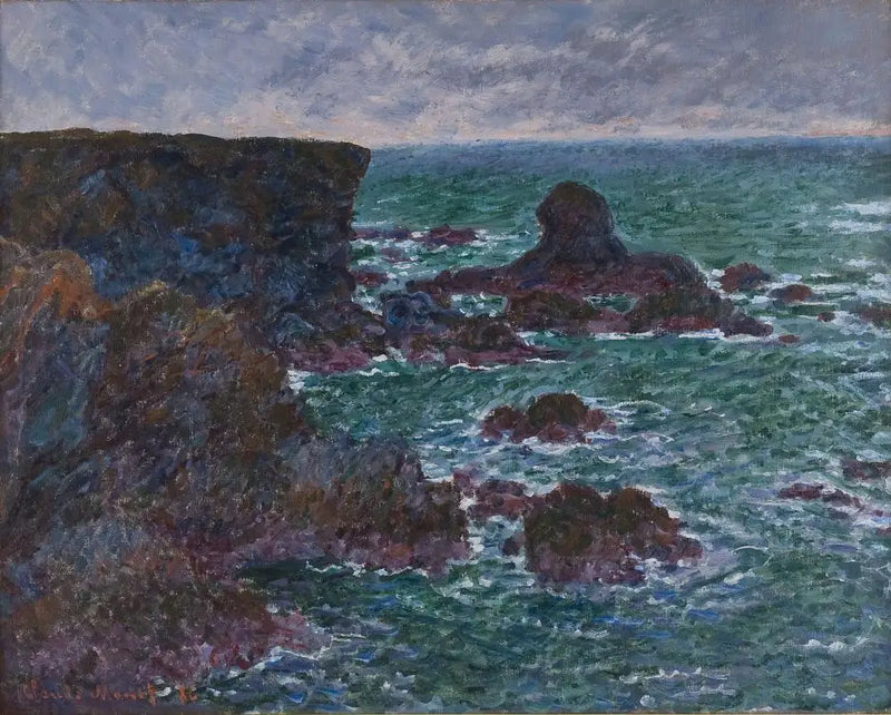 Rocher du Lion, rochas em Belle-Île - Claude Monet