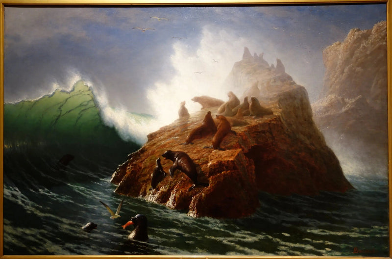 Rocher do Foca - Albert Bierstadt