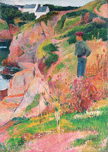 Rochers à beira do Aven - Henry Moret