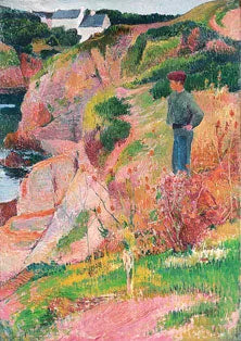 Rochers à beira do Aven - Henry Moret