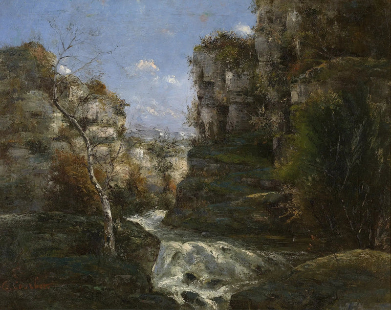 Pedras perto de Ornans - Gustave Courbet
