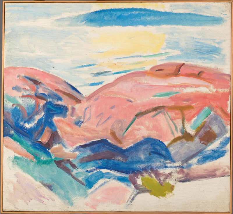 Rochas vermelhas - Edvard Munch