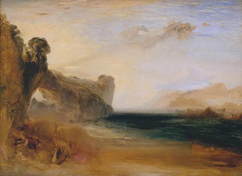 Baía Rocosa com Figuras - J. M. W. Turner