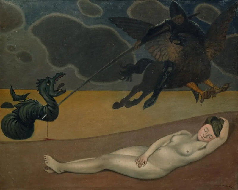 Roger libertando Angélica - Félix Vallotton