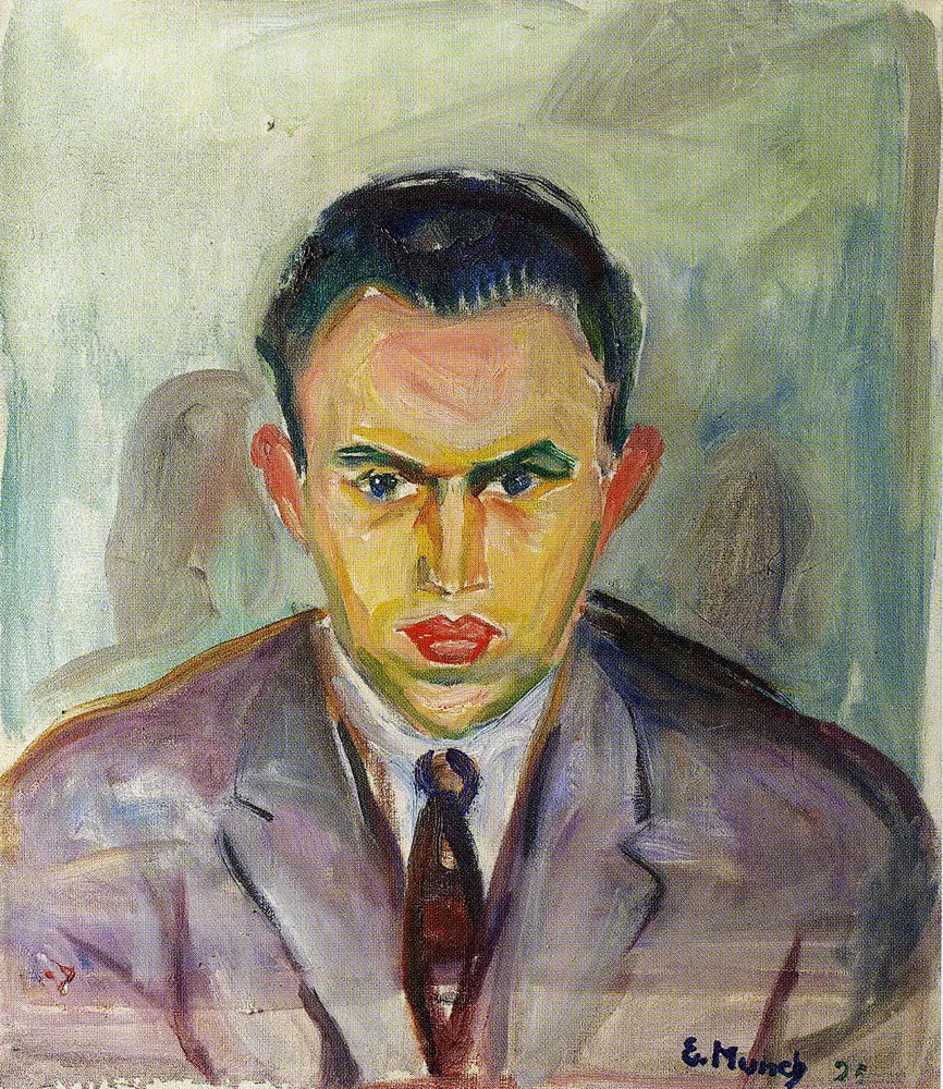 Reproduction du tableau « Rolf Stenersen - Edvard Munch » par Alpha Reproduction en peinture à l’huile