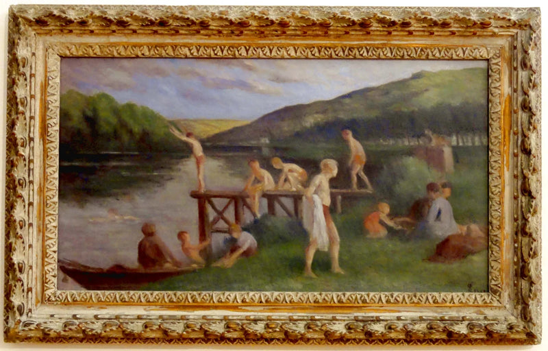 Rolleboise, a Banho - Maximilien Luce