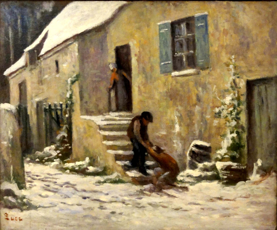 Rolleboise, o retorno do filho pródigo - Maximilien Luce