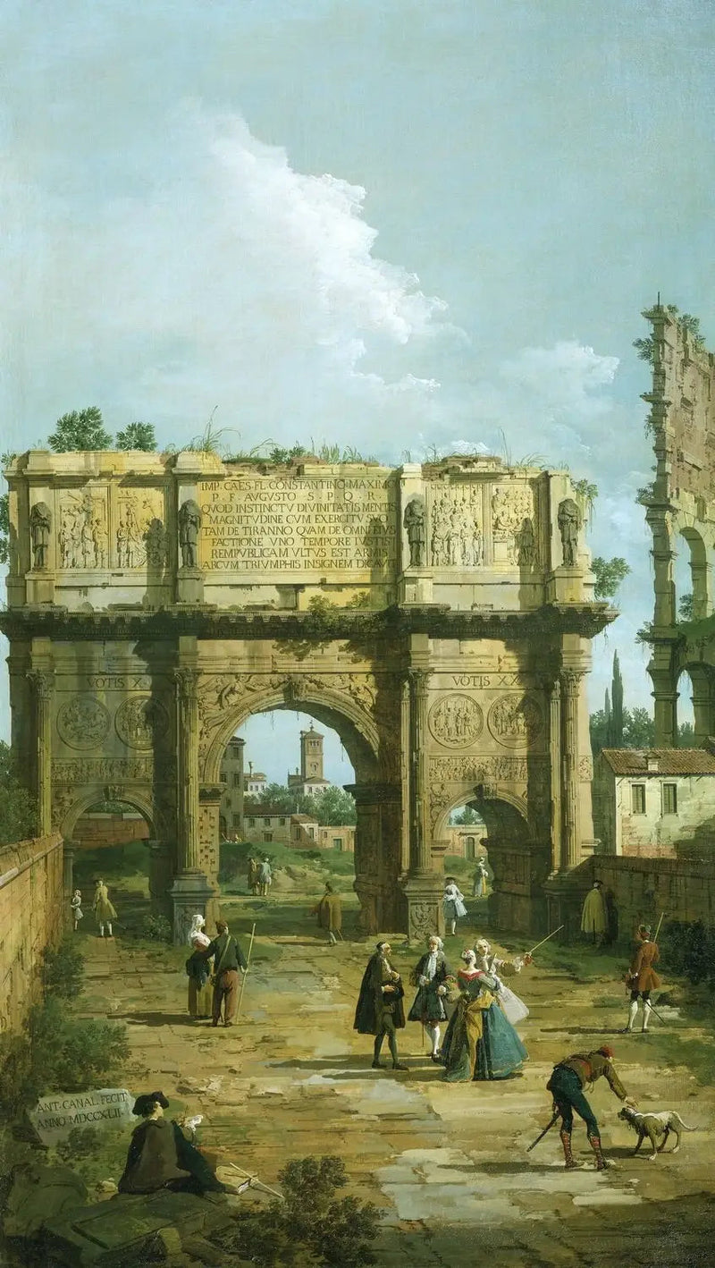 Roma: Arco de Constantino - Canaletto