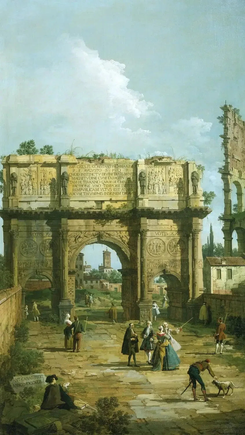 Roma: Arco de Constantino - Canaletto