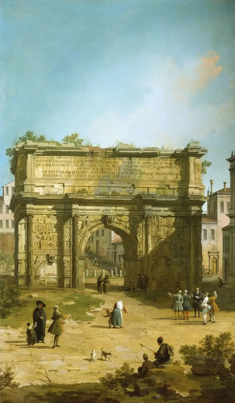 Roma: Arco de Septímio Severo - Canaletto