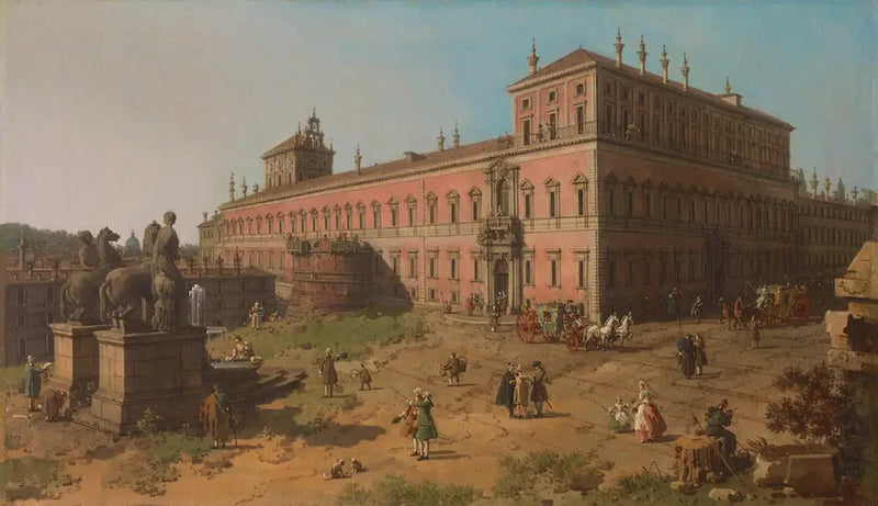 Roma: a Praça del Quirinale - Canaletto