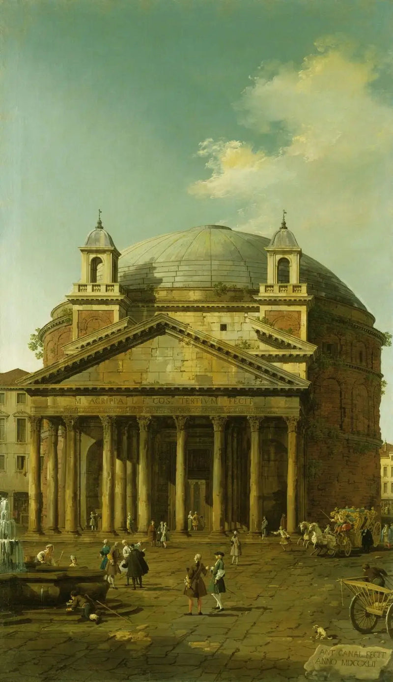 Roma: o Panteão - Canaletto