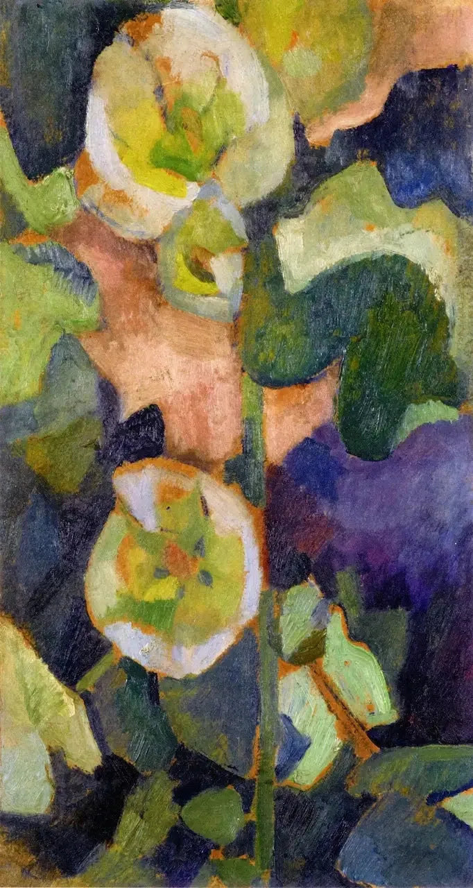Rosa malva branca - Robert Delaunay