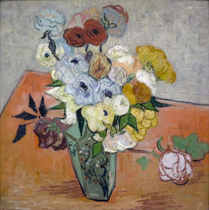 Rosas e anêmonas - Vincent van Gogh