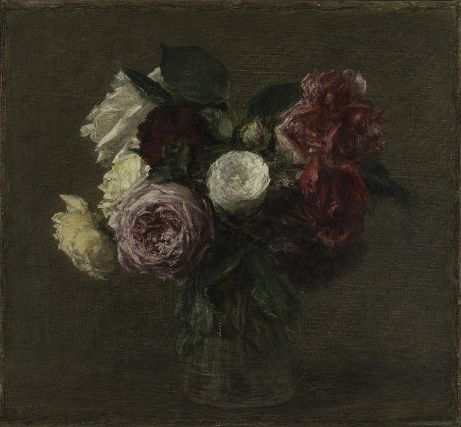 Rosas em um vaso - Henri Fantin-Latour