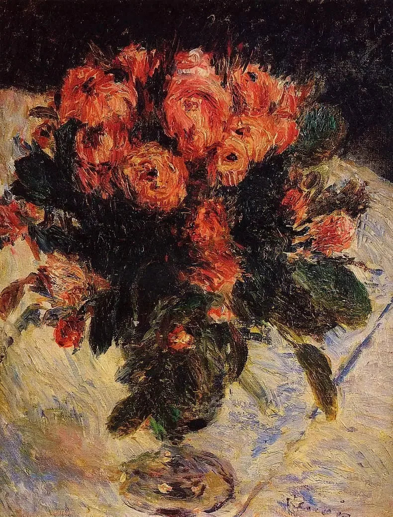 Rosas espumantes - Pierre-Auguste Renoir
