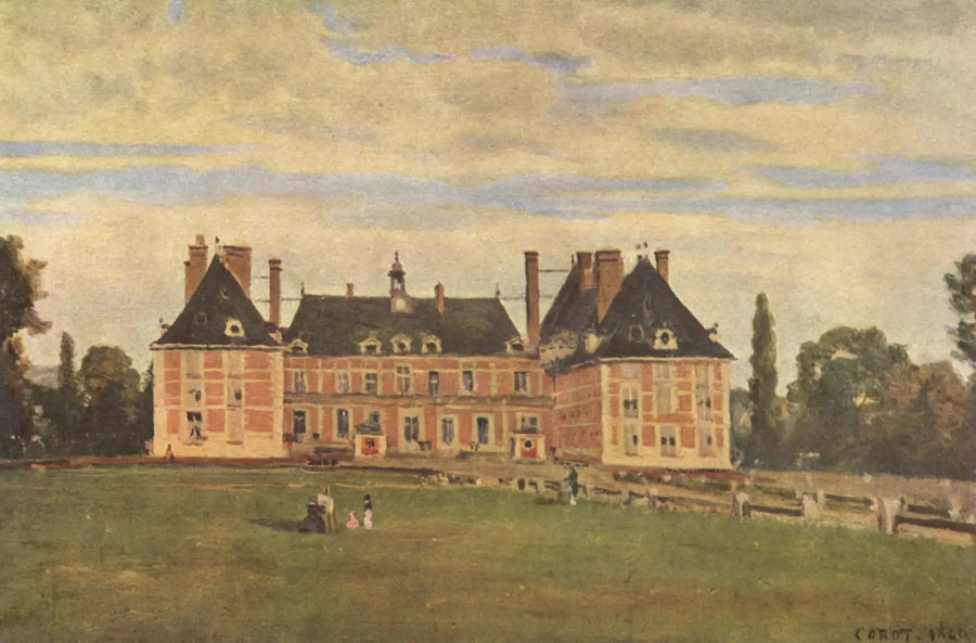 Rosny (Yvelines). O castelo da duquesa de Berry - Jean-Baptiste Camille Corot